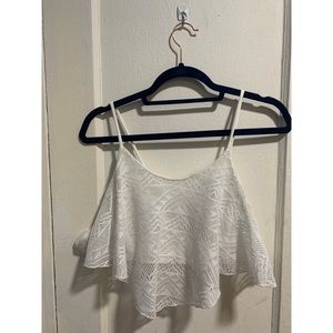White summer tank top